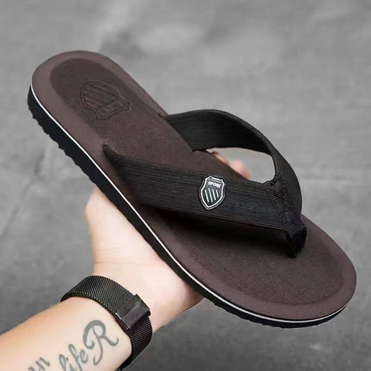 Men Slippers Outside Beach Flat Flip-Flop 2024 Summer Casual Slippers Indoor Home Male Anti-Slip Shoes Thong Sandals Flip Flops