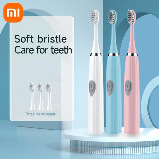 Xiaomi New Electric Toothbrush for Adults Teeth Cleaner Soft DuPont Bristle Portable Battery Endurance IPX6 Waterproof Oral Care