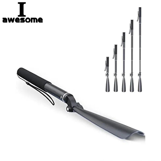 Telescopic Aluminum Alloy Shoe Horns Portable Long Metal Shoe Horn Spoon Shoehorn Shoe Lifter Tool For Seniors Men Women Kids